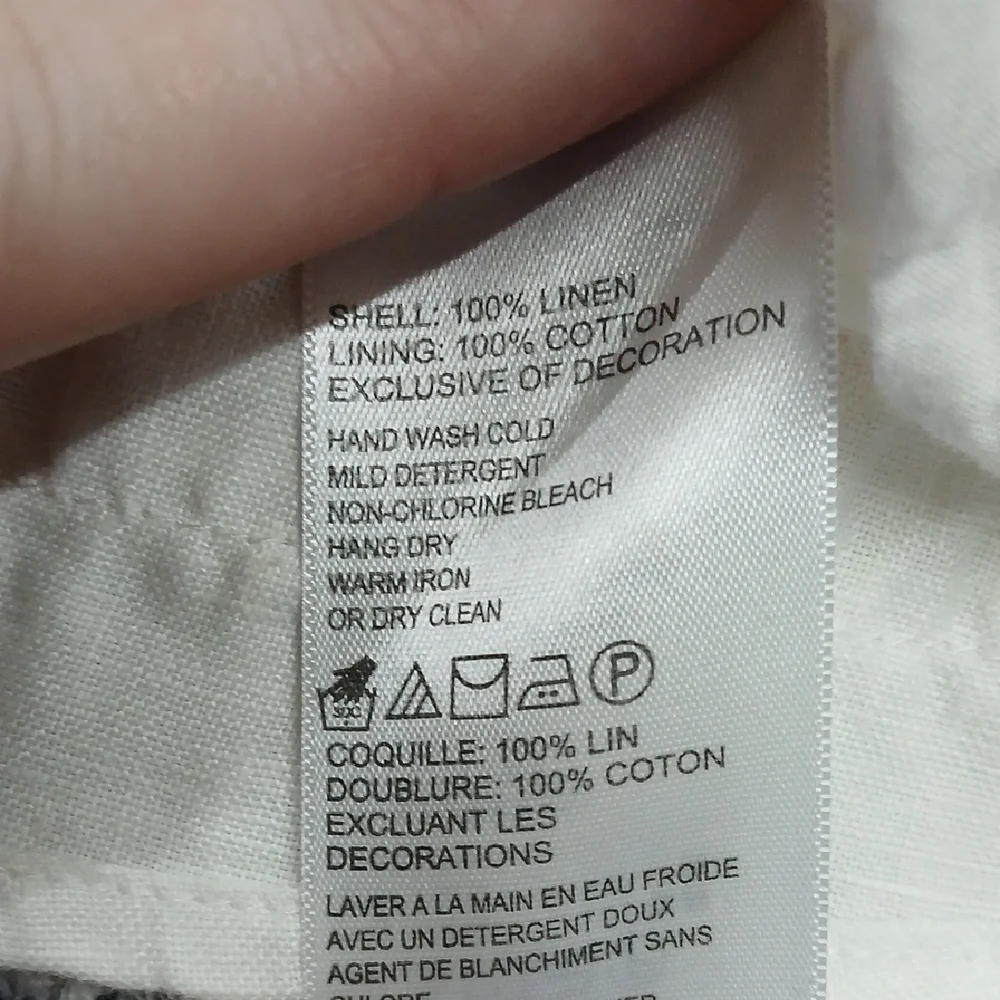 Tommy Bahama Two Palms 100% Linen Skirt Size 2 - Picture 8 of 8